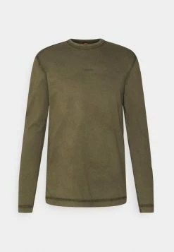 BOSS TOKKSLONG - Long Sleeved Top - Dark Green