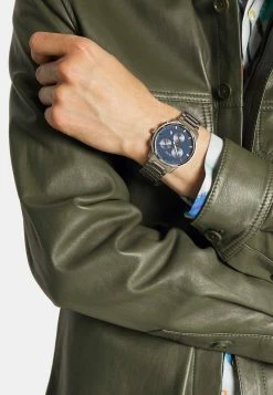 BOSS DAPPER - Watch - Silver/blue