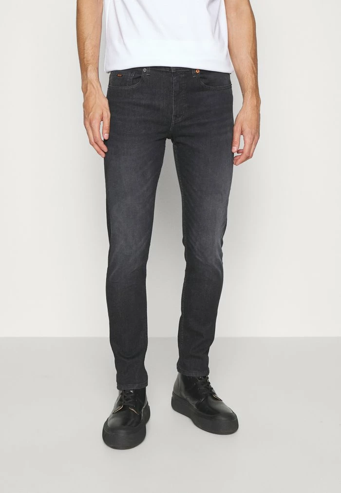 BOSS DELANO - Slim Fit Jeans - Charcoal 3 BOSS DELANO - Slim Fit Jeans - Charcoal