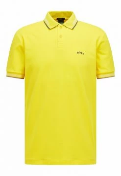 BOSS PAUL CURVED - Polo Shirt - Yellow Nineteen -BOSS Sales Store de59aeafddd54392a02f087f2923c057