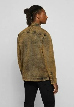 BOSS LOVVO BC - Denim Jacket - Brown -BOSS Sales Store de683f48cac54238904102800661b26d