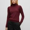 BOSS FAMAURIAN - Jumper - Dark Red Two -BOSS Sales Store e02c0a03842d403f84e2d6e70f7ff12c