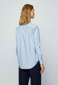 BOSS BEFELIZE - Button-down Blouse - Light Blue -BOSS Sales Store e128fad371964c80964989abd4744c2b