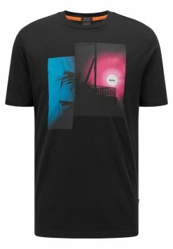 BOSS COLLAGE - Print T-shirt - Black -BOSS Sales Store e1ad5bb3b91849958bbff1cf4b8ae8a5