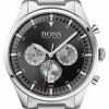BOSS Chronograph Watch - Silver-coloured -BOSS Sales Store e1d02071ff9a4537acec1a09f506f49d