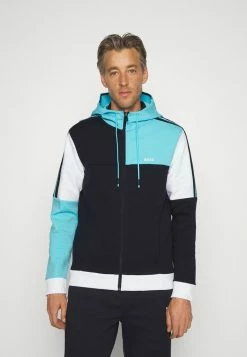 BOSS SAGGY - Zip-up Sweatshirt - Dark Blue