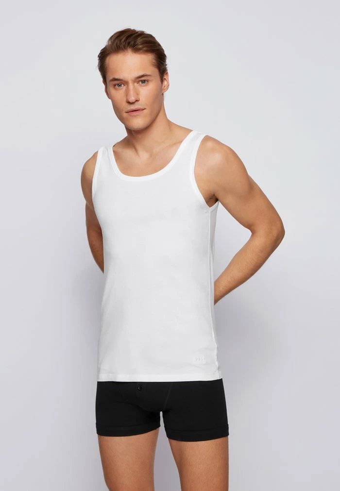 BOSS TANK TOP 3 PACK - Undershirt - White 6 BOSS TANK TOP 3 PACK - Undershirt - White - Image 4