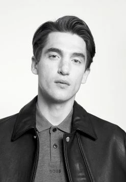 BOSS CHUPLONG - Long Sleeved Top - Medium Grey -BOSS Sales Store e292704b7bb640848cc37cc1c721ba38