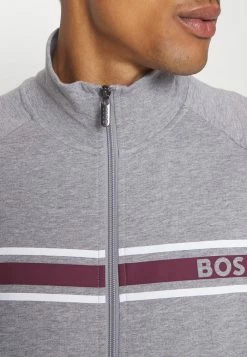 BOSS AUTHENTIC JACKET - Zip-up Sweatshirt - Medium Grey -BOSS Sales Store e3d94e9a64d04b8f82792d1466d902cf