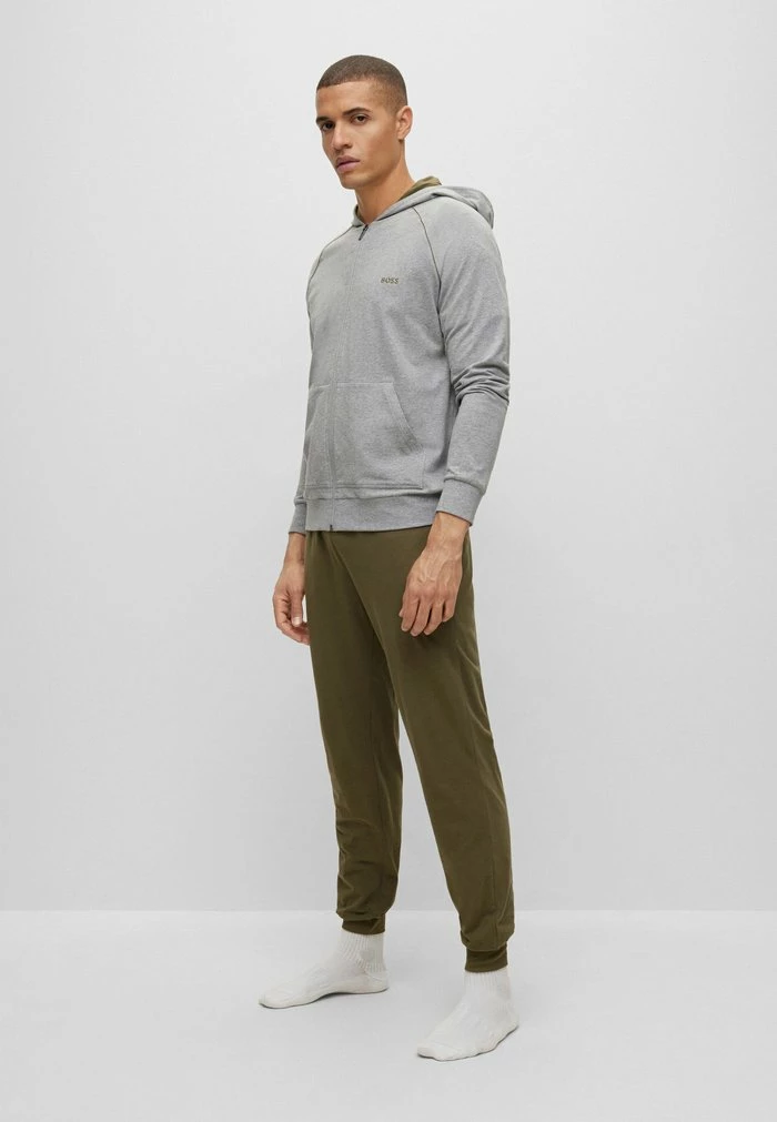 BOSS Zip-up Sweatshirt - Grey Six 4 BOSS Zip-up Sweatshirt - Grey Six - Image 2