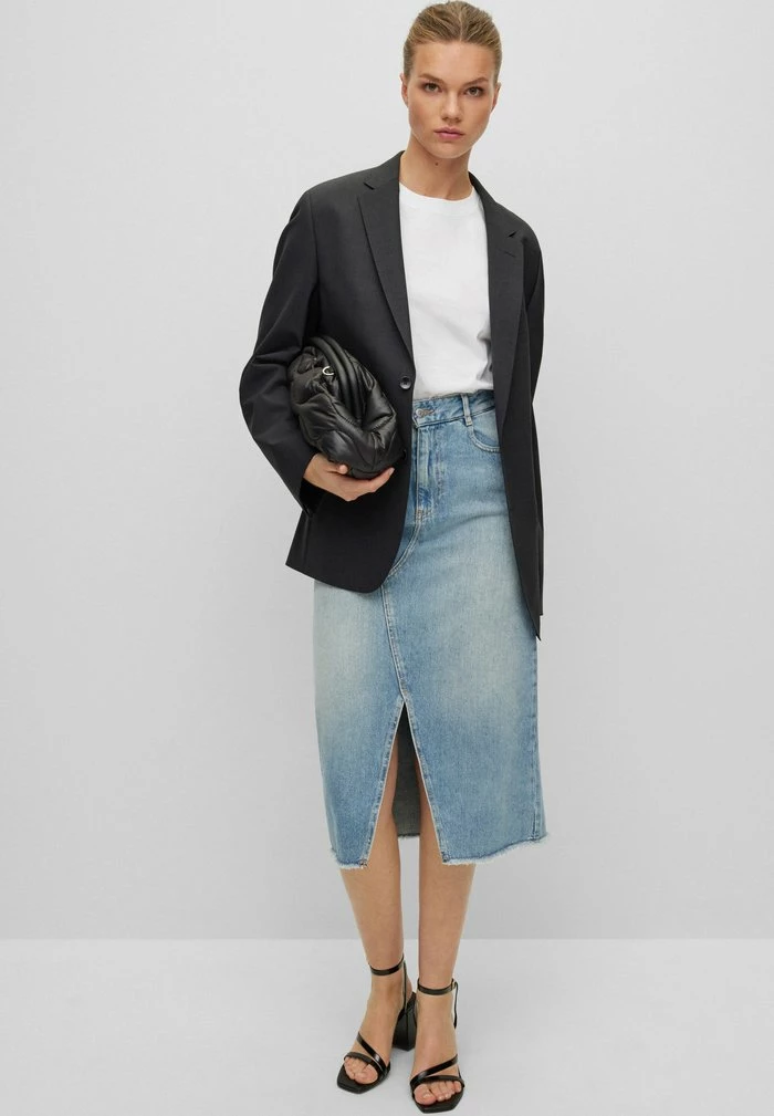 BOSS Denim Skirt - Blue Sixteen 4 BOSS Denim Skirt - Blue Sixteen - Image 2