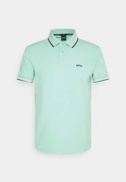 BOSS PAUL CURVED - Polo Shirt - Light/pastel Green -BOSS Sales Store e61b087244404ddabe0b461dc54c52b5