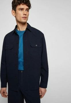 BOSS TIBURT - Print T-shirt - Blue -BOSS Sales Store e634b0e829d34d42955cfa7ca44e34a1