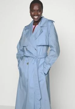 BOSS Trenchcoat - Light/pastel Blue -BOSS Sales Store e63ff36f997e4487a00a33b1dd203839