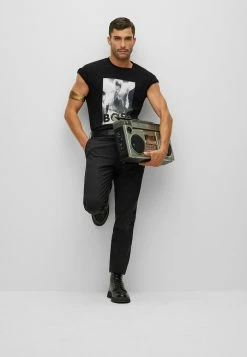 BOSS MERCURY - Print T-shirt - Black One -BOSS Sales Store e64595967b384fd28e0cbaa7961784d2