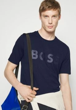 BOSS TIBURT - Print T-shirt - Marine -BOSS Sales Store e6cb548fd48e44d1859e9e4503ed0c6c