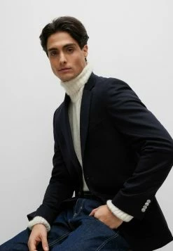 BOSS JANSON - Blazer Jacket - Dark Blue Four -BOSS Sales Store e6fb6c44947b49eda0e207f16b3c2447