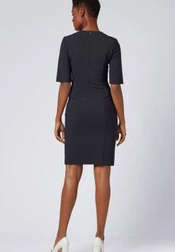 BOSS DALENO - Shift Dress - Dark Blue -BOSS Sales Store e7125b3a641a4063bbe0f4a7a7b3da49