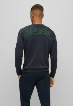 BOSS RAMAL - Jumper - Dark Blue Three -BOSS Sales Store e73ce49cfbb04dadac96b826f0a9d2ef