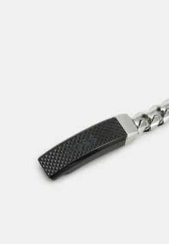 BOSS BENNETT - Bracelet - Silver-coloured/black -BOSS Sales Store e80827e5c637401eaf71407fa6a87257
