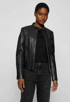BOSS C SAFLIMA - Leather Jacket - Black