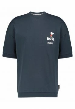 BOSS S HURLEY IN - Print T-shirt - Marine