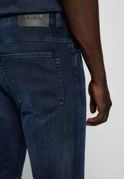 BOSS Slim Fit Jeans - Dark Blue -BOSS Sales Store e88336c7049b4db4bfccc45dfb0400a5