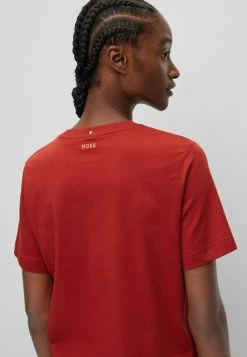 BOSS ECOSA - Basic T-shirt - Red Three -BOSS Sales Store e8f95b3ce58e4174b695131f6b966e92