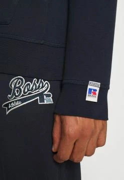 BOSS X RUSSELL ATHLETIC SAFA - Hoodie - Navy -BOSS Sales Store e90622fd731243ceb5f519b145d24e76