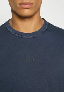 BOSS TOKKSLONG - Long Sleeved Top - Dark Blue -BOSS Sales Store ea768dde86f24d2483bc3f51dc8a5013