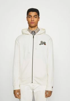 BOSS X RUSSELL ATHLETIC SANYO - Zip-up Sweatshirt - Open White