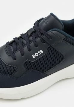 BOSS DEAN RUNN - Trainers - Dark Blue -BOSS Sales Store eaddd1109a4c46438ad37ce3743cec0a