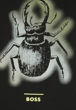 BOSS TEECOME - Print T-shirt - Black -BOSS Sales Store eb229099f3124b6396997a37e7dc2bd9