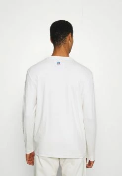 BOSS X RUSSELL ATHLETIC - Long Sleeved Top - Open White -BOSS Sales Store eb397bf8d8094db68df24717ba23530b