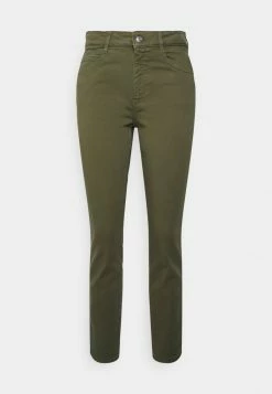 BOSS CROP - Slim Fit Jeans - Dark Green
