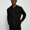 BOSS SEEGER - Zip-up Sweatshirt - Black -BOSS Sales Store ec2e6afe556b4a4d982da843a91c1b3d
