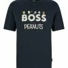 BOSS CHARL IN - Print T-shirt - Dark Blue Four 1 BOSS CHARL IN - Print T-shirt - Dark Blue Four -BOSS Sales Store ec47e81f20df4b0fa4b7a10fd837bb10