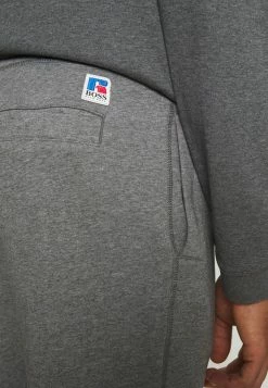 BOSS X RUSSELL ATHLETIC JAFA - Tracksuit Bottoms - Medium Grey -BOSS Sales Store ed3a02c43f0040c88f14a57a06657a6b