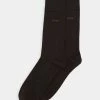 BOSS 2 PACK - Socks - Dark Brown -BOSS Sales Store ed7b87aa828840a0a88742175b53b2d9