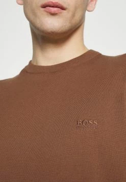 BOSS PACAS - Jumper - Medium Brown -BOSS Sales Store eddd251070ae4965b20401ea578180ea