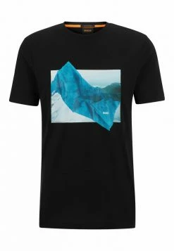 BOSS TEETASTE - Print T-shirt - Black One