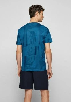 BOSS TIBURT - Print T-shirt - Blue -BOSS Sales Store eede73b31f974b08aa548cfa33124641