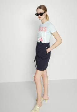 BOSS EDIARY - Print T-shirt - Navy -BOSS Sales Store ef1d35d928c14fbab378114b3ca001ce