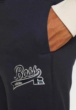 BOSS X RUSSELL ATHLETIC JAFA - Tracksuit Bottoms - Navy -BOSS Sales Store ef41570240264bfcbeff2db60d73fa57