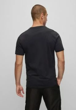 BOSS TDRAW - Print T-shirt - Black -BOSS Sales Store efc44b9add20467982cafcc71fb2e57d