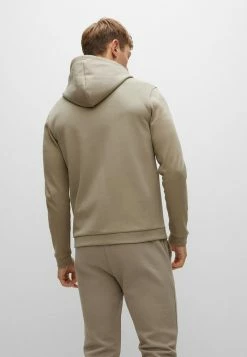 BOSS SAGGY - Zip-up Sweatshirt - Brown -BOSS Sales Store f0a7a14aea024ad883ce5a76251297d9