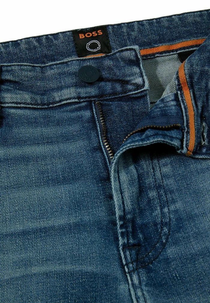 BOSS Straight Leg Jeans - Blue Four 8 BOSS Straight Leg Jeans - Blue Four - Image 6