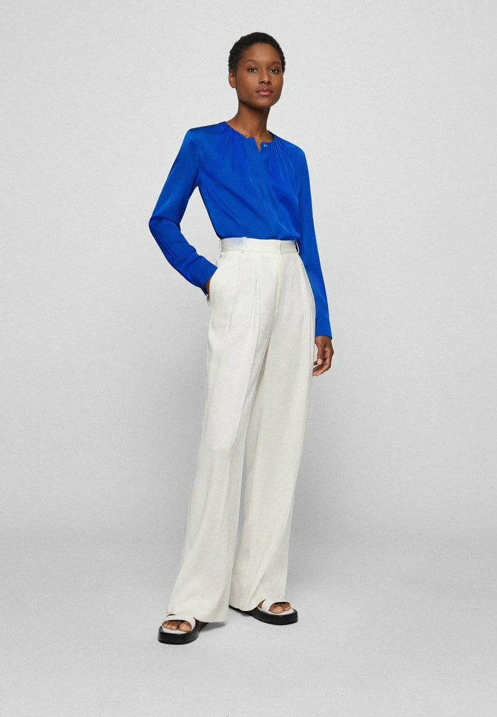 BOSS BANORA - Blouse - Open Blue Three 4 BOSS BANORA - Blouse - Open Blue Three - Image 2