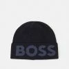 BOSS LAMICHETTO UNISEX - Beanie - Dark Blue -BOSS Sales Store f245beb120f14c4eaa904334819f7092