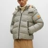 BOSS DOLSON - Down Jacket - Beige -BOSS Sales Store f26c5aa9945d472ab39d36f872719db7